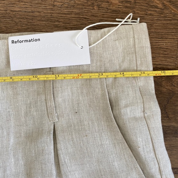 Reformation Norman Pant - Oatmeal - Picture 6 of 7